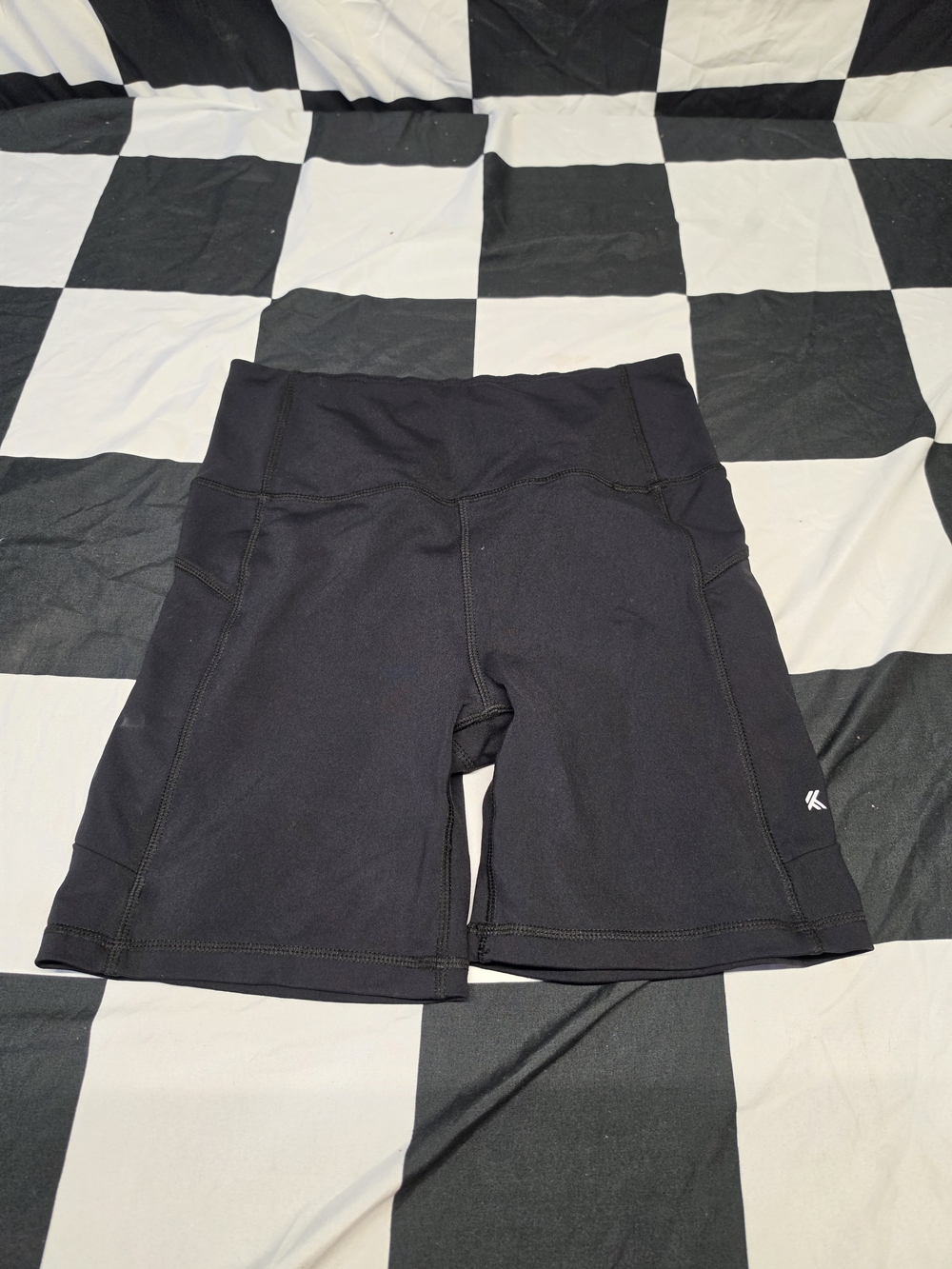 Kyodan Black High-Waist Athletic Bike Shorts